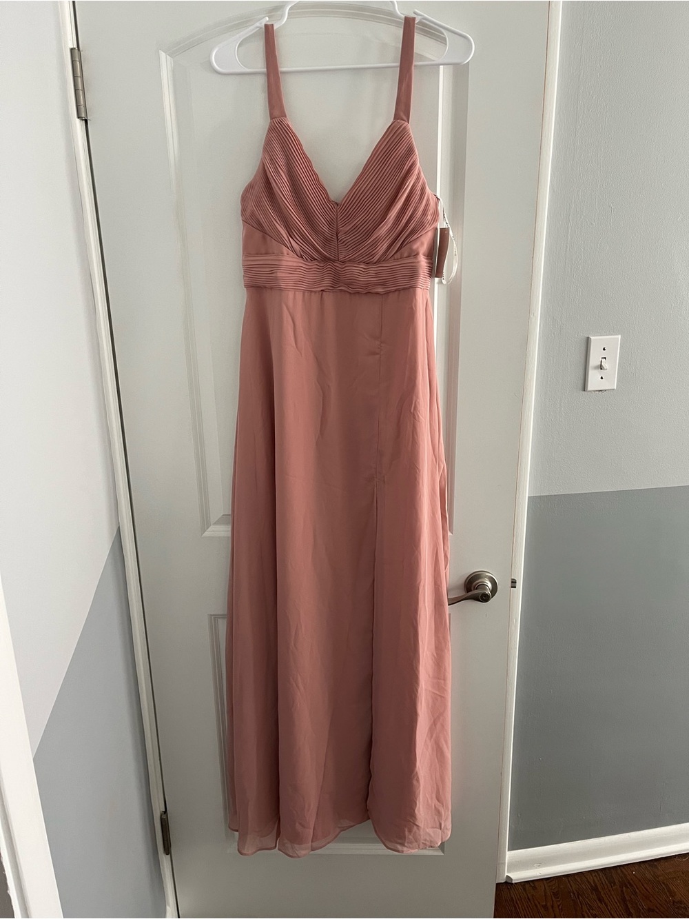 Birdy Grey Dusty Rose Spaghetti Strap Bridesmaid Dress
